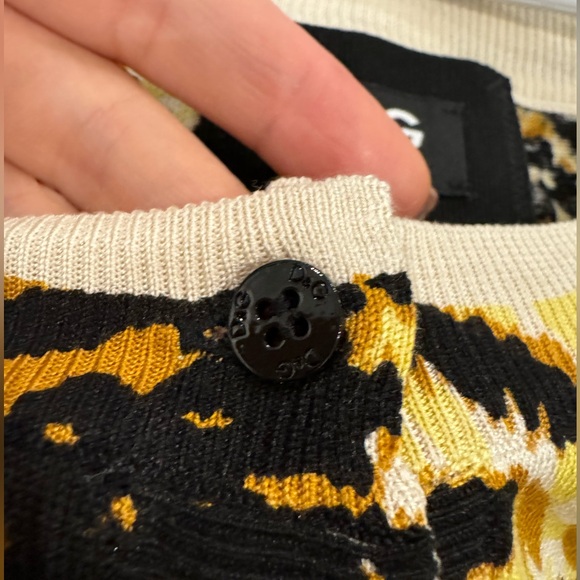 100% silk vintage D&G Cardigan - Picture 4 of 6